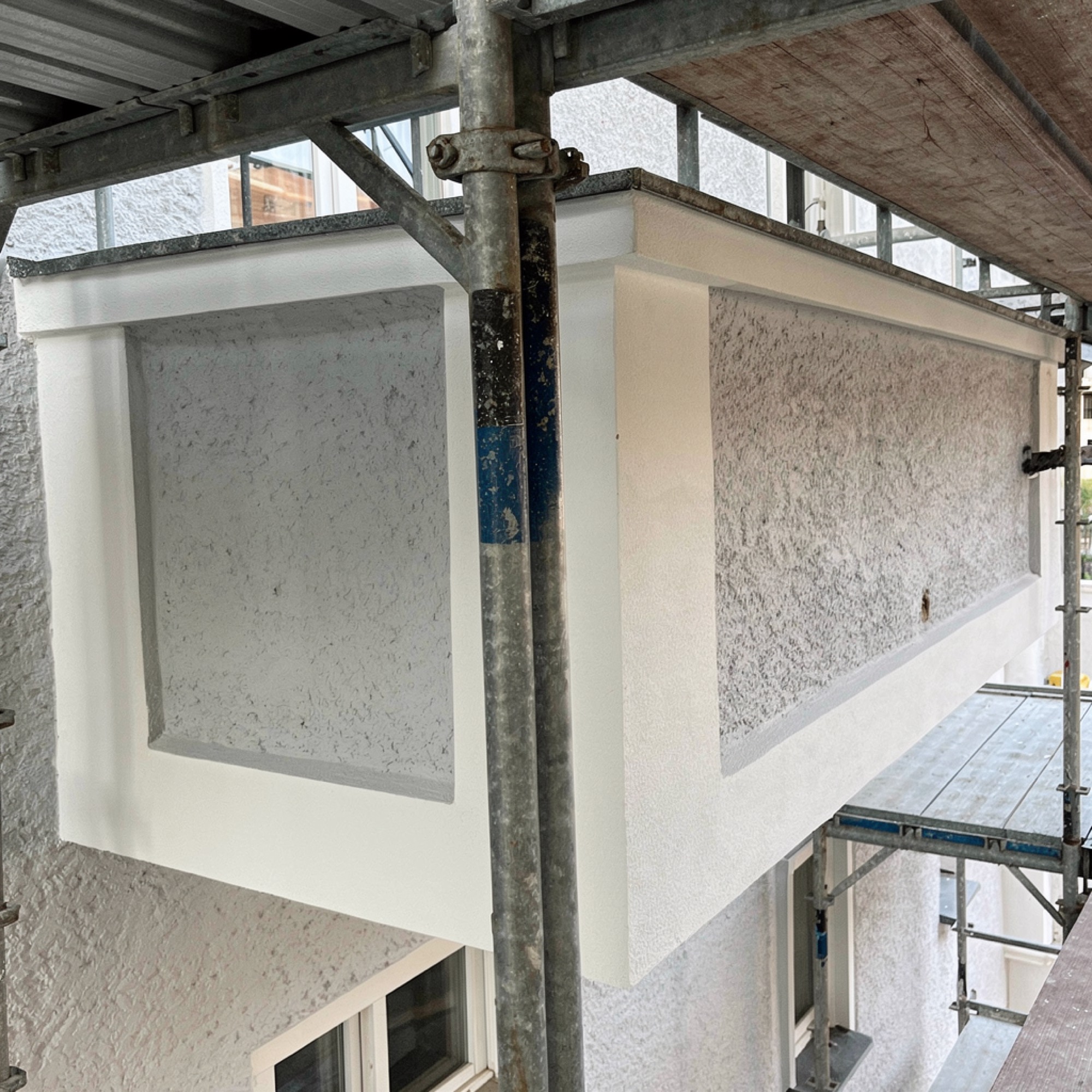 Nachher: sanierter Balkon